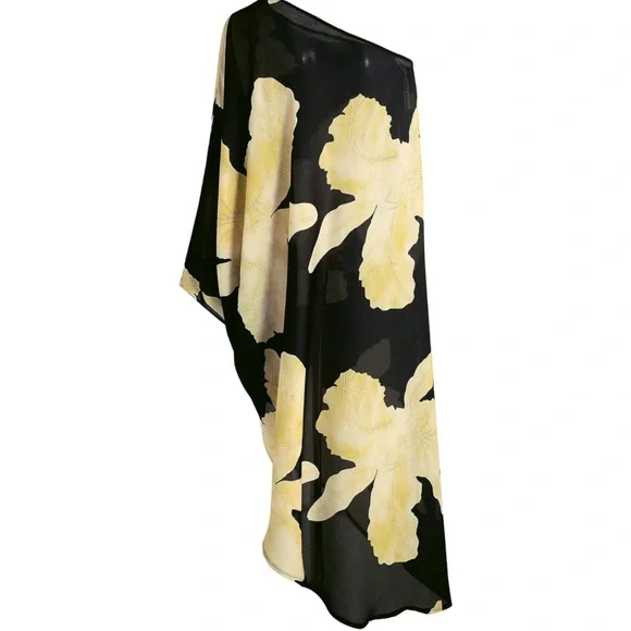 Amazon | One Shoulder Tropical Dress - Picture 2 of 10